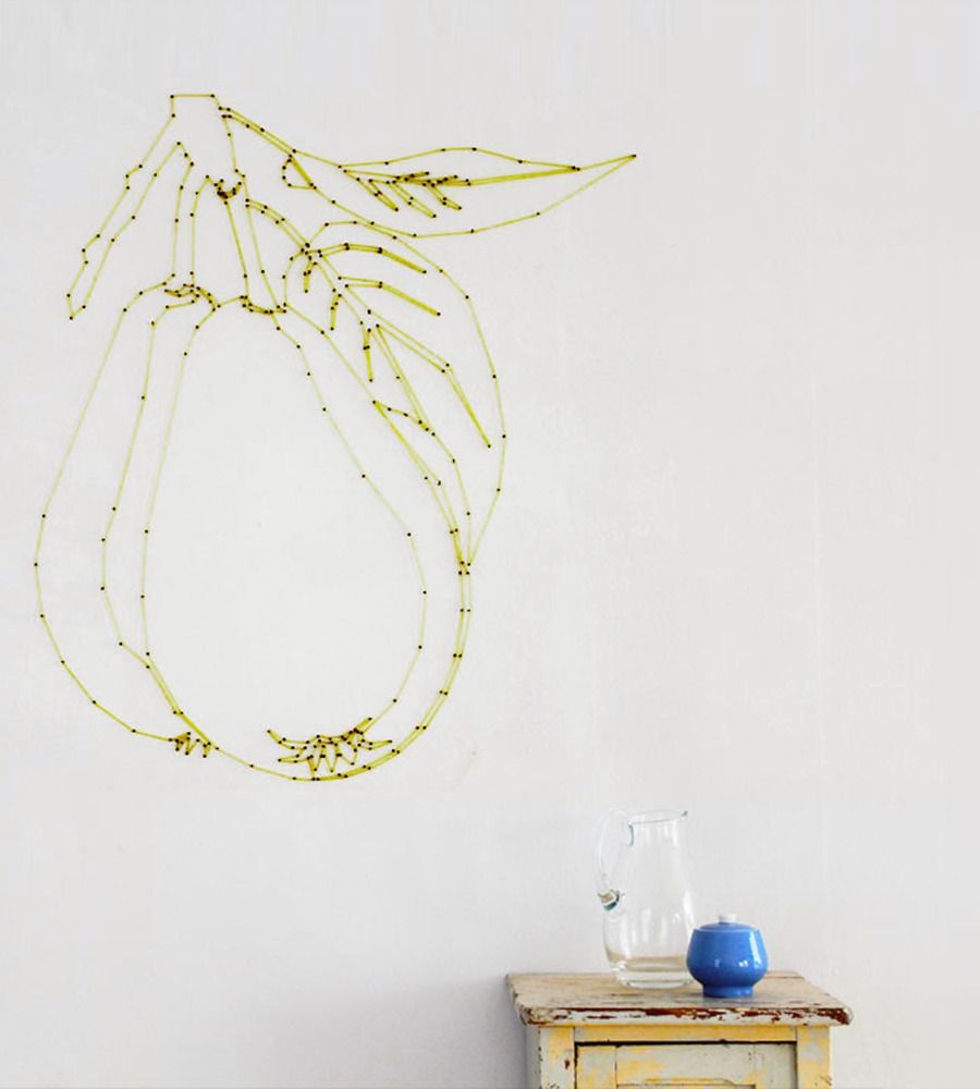 DIY Wandbildvorlage, Design. Nachhaltig. Gut. Design. Nachhaltig. Gut. กำแพง แทททูแต่งผนัง