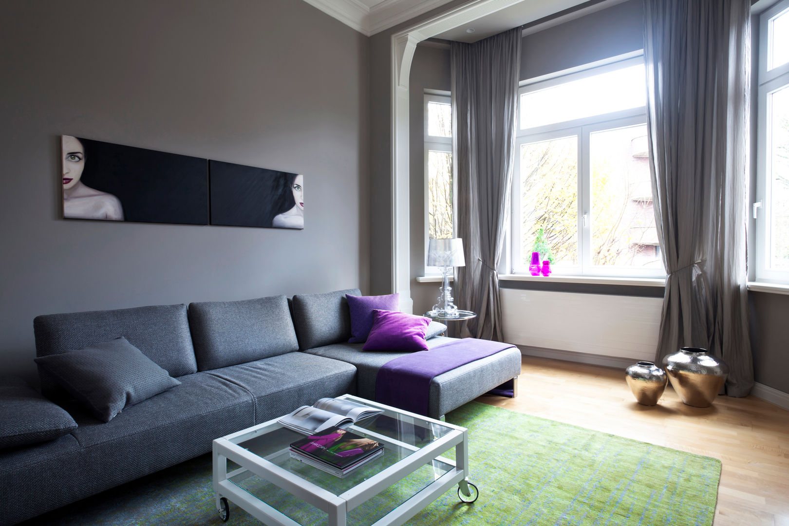 Altbauwohnung Bremen, schulz.rooms schulz.rooms Classic style living room