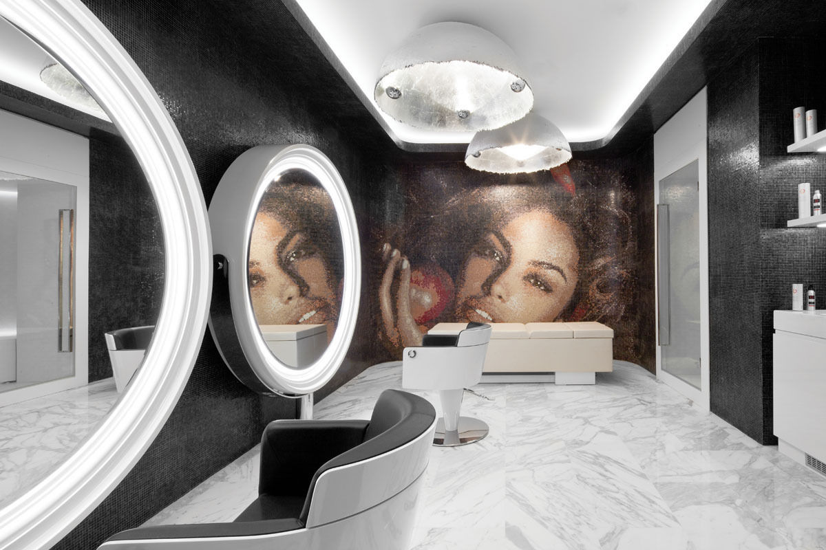 Aldo Coppola Salon in Mailand, trend group trend group Espaces commerciaux Espaces commerciaux