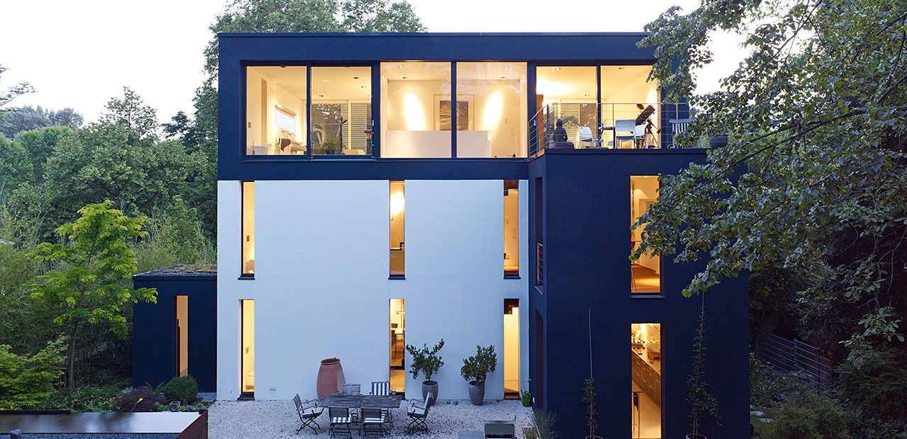 Villa am Kurpark, A-Z Architekten A-Z Architekten Maisons modernes