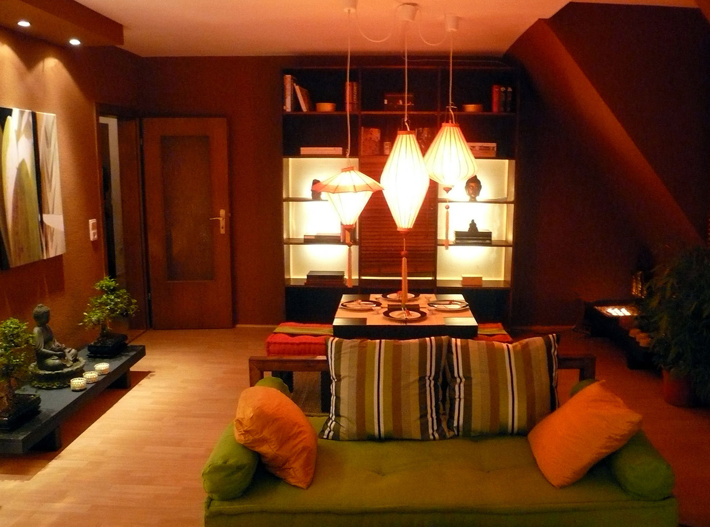 Asiatisches Wohnzimmer, Innenarchitektin Claudia Haubrock Innenarchitektin Claudia Haubrock Asian style living room