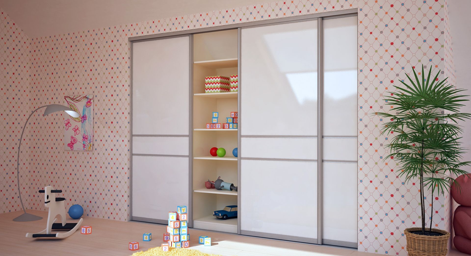 homify Kamar Bayi/Anak Klasik Wardrobes & closets