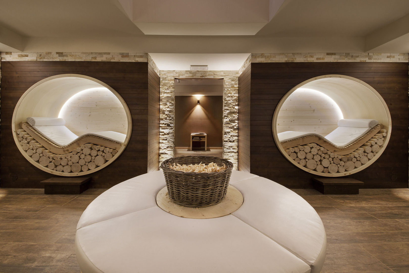 Hotel La Torretta - Spa Il Cirmolo, Studio D73 Studio D73 모던스타일 스파