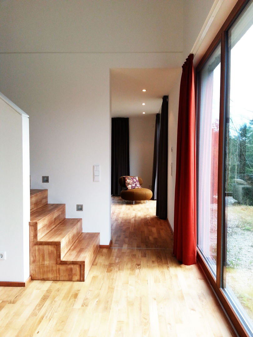 Ferienhaus | Stolte, Architekturbüro HOFFMANN Architekturbüro HOFFMANN Modern Corridor, Hallway and Staircase