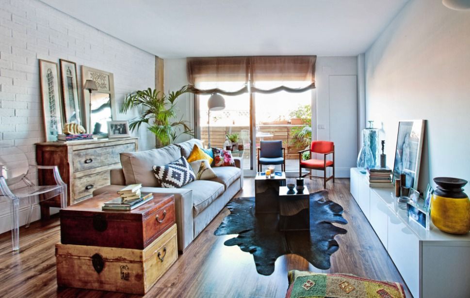 Foto: Patricia Gallego para Mí Casa. HEARST magazines I España.Reforma vivienda Chic and Cheap. Salón Chic and Cheap decoraCCion Livings de estilo escandinavo