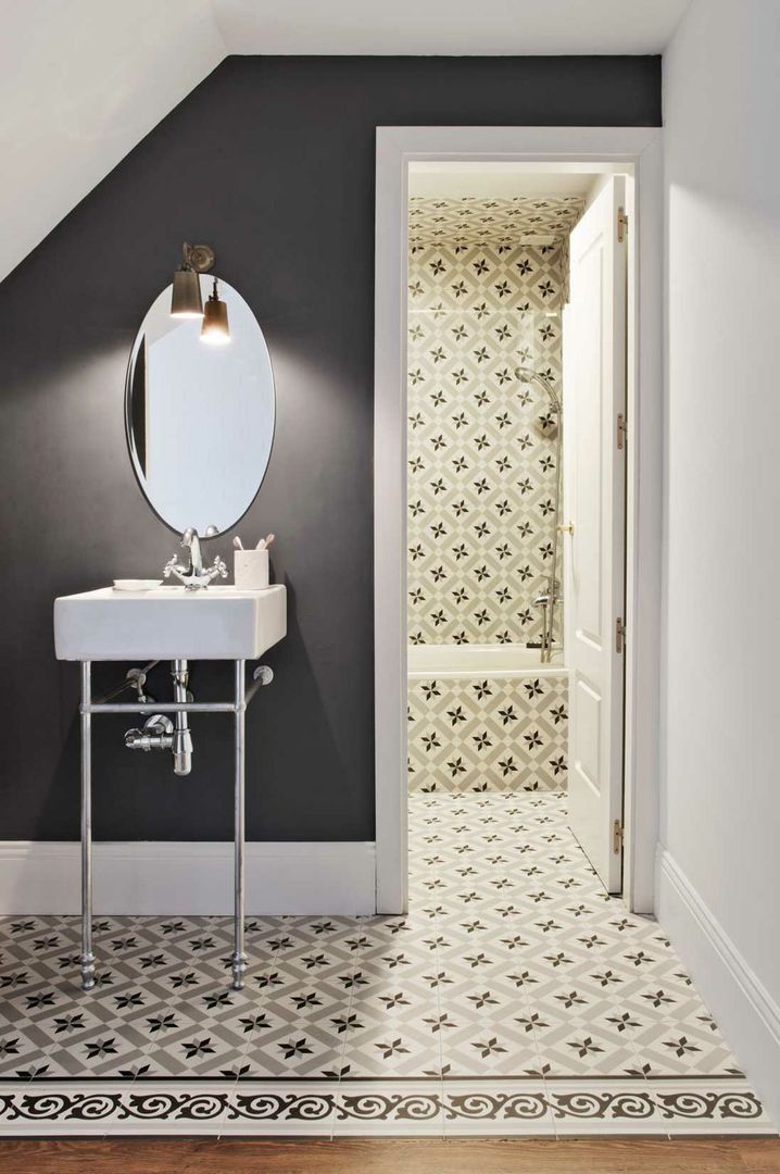 Decoración Accesible para vivienda Chic, decoraCCion decoraCCion 北欧スタイルの お風呂・バスルーム