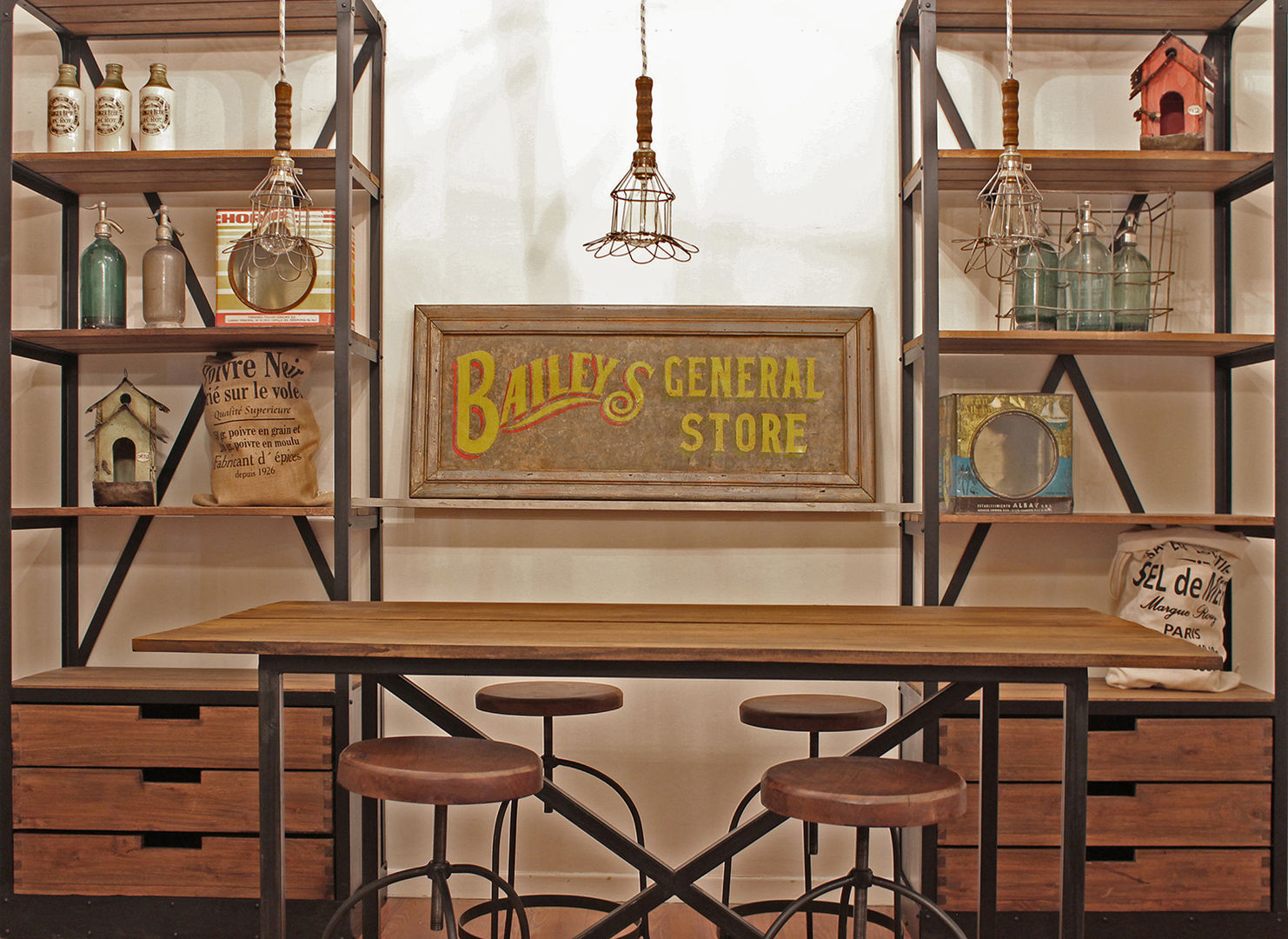 Bar tipo industrial, Estación Ortiz Estación Ortiz Industrial style dining room