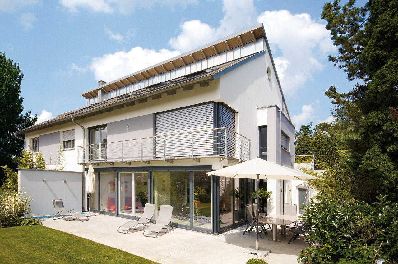 INDIVIDUELLE DOPPELHAUSHÄLFTE, b2 böhme PROJEKTBAU GmbH b2 böhme PROJEKTBAU GmbH Modern home