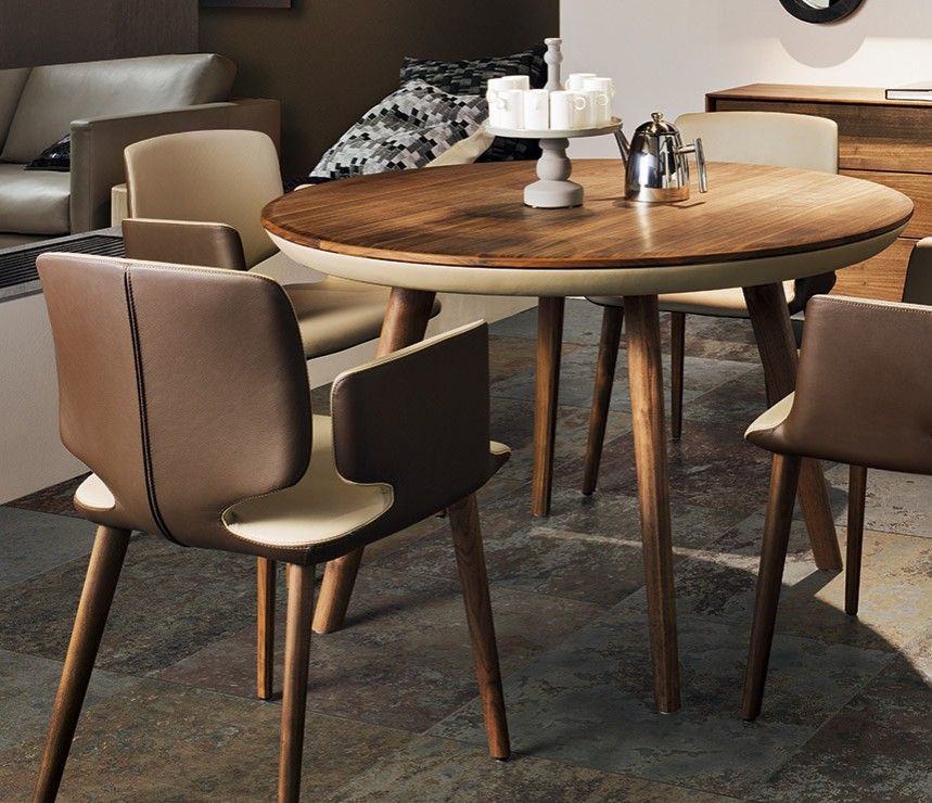 Flaye Round Table Wharfside Furniture Столовая комната в стиле модерн Столы