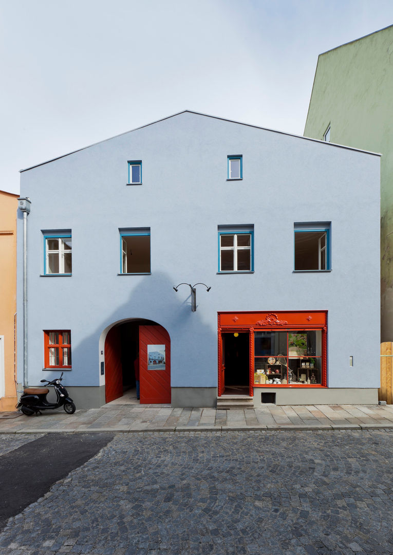 Ansicht Vorderhaus Peter Haimerl . Architektur Gewerbeflächen