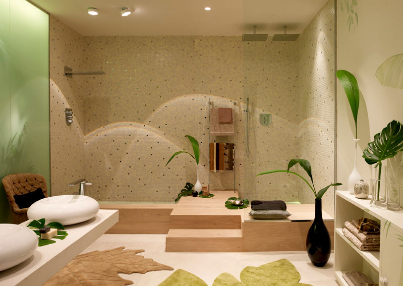 Neonaturaleza, BARASONA Diseño y Comunicacion BARASONA Diseño y Comunicacion Phòng tắm phong cách Địa Trung Hải