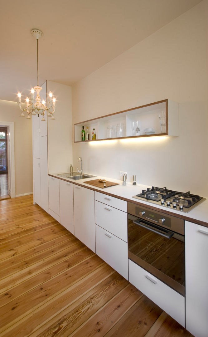 Appartement Prenzlauer Berg, Nickel Architekten Nickel Architekten Modern kitchen