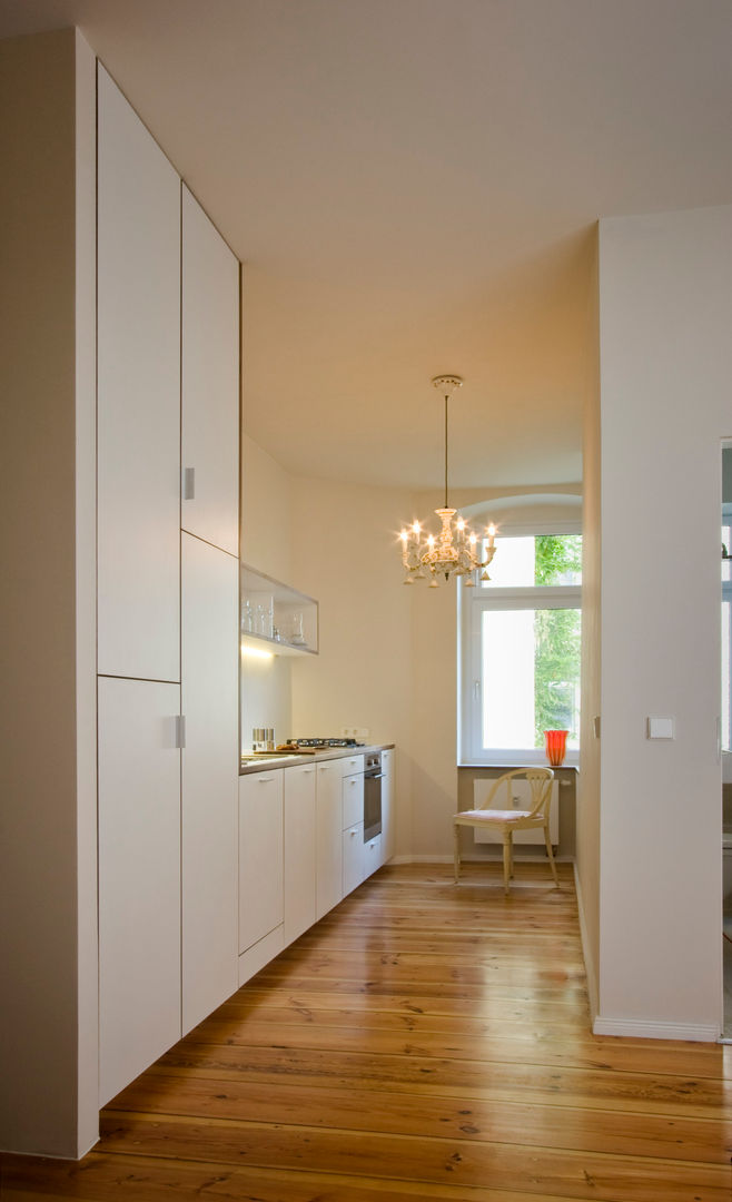 Appartement Prenzlauer Berg, Nickel Architekten Nickel Architekten Cocinas de estilo moderno
