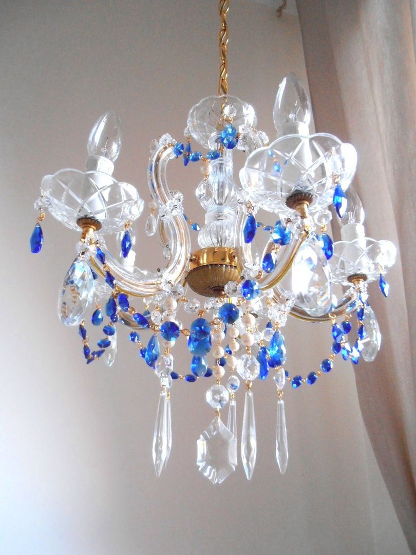 VENICE DREAM crystal chandelier, Milan Chic Chandeliers Milan Chic Chandeliers Ruang Keluarga Gaya Eklektik Lighting