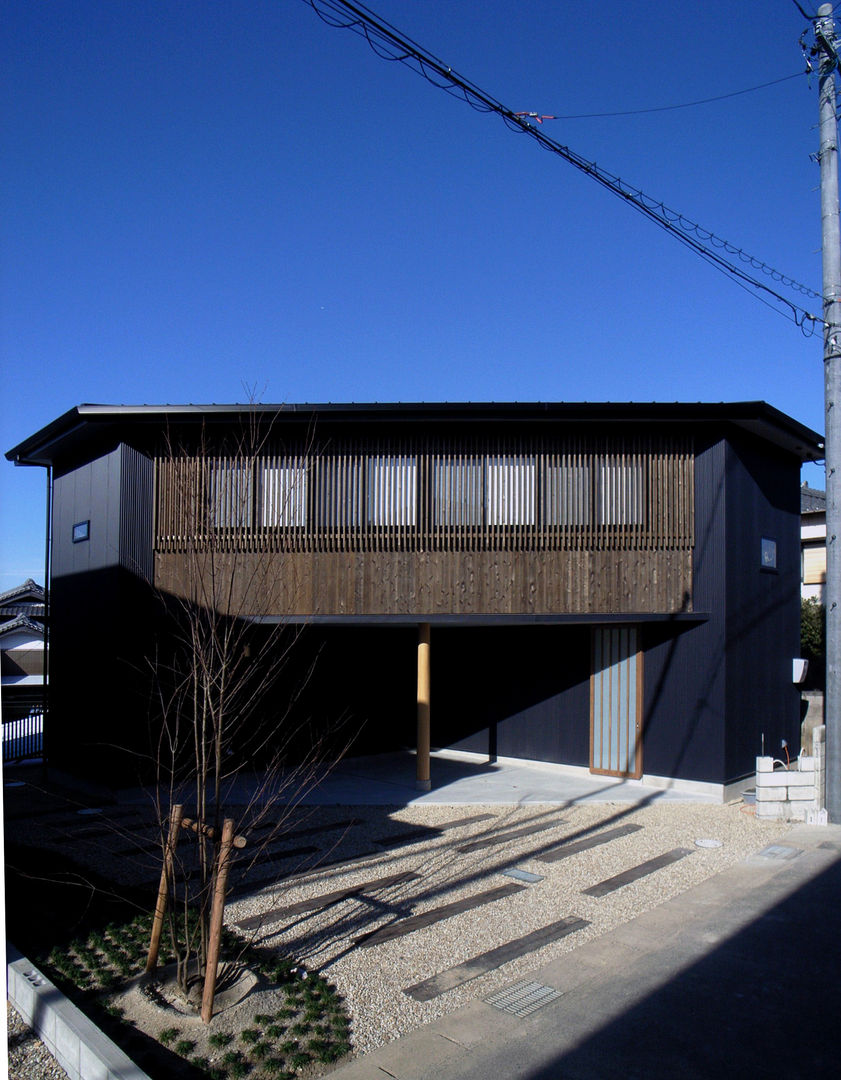 竹元の家, 秀田建築設計事務所 秀田建築設計事務所 Casas de estilo asiático