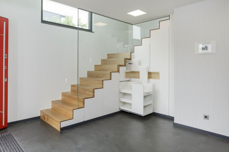 homify Modern Corridor, Hallway and Staircase