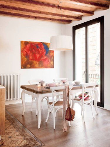 VIVIENDA EL GÒTIC, The Room Studio The Room Studio Rustic style dining room