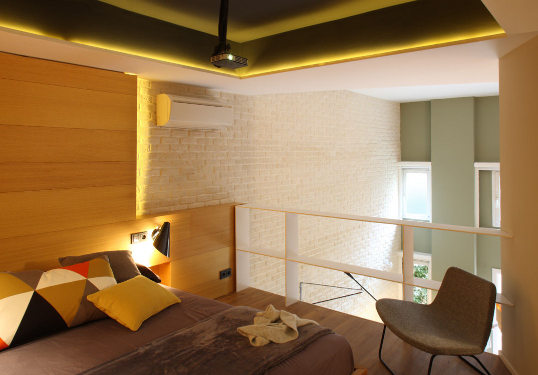 VIVIENDA LES CORTS, The Room Studio The Room Studio Modern style bedroom