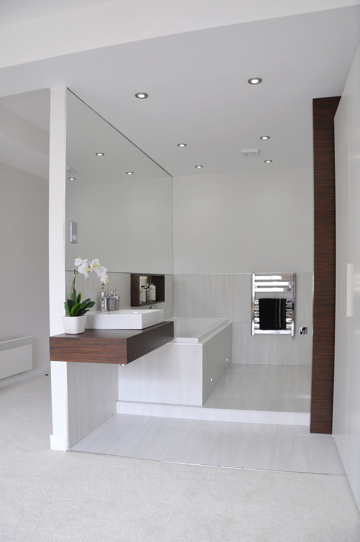 Modern Open Plan En Suite homify Baños de estilo moderno