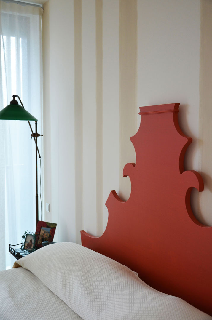 Interior design - Sea House - Jesolo Venezia Italy, IMAGO DESIGN IMAGO DESIGN モダンスタイルの寝室 ベッド＆ヘッドボード