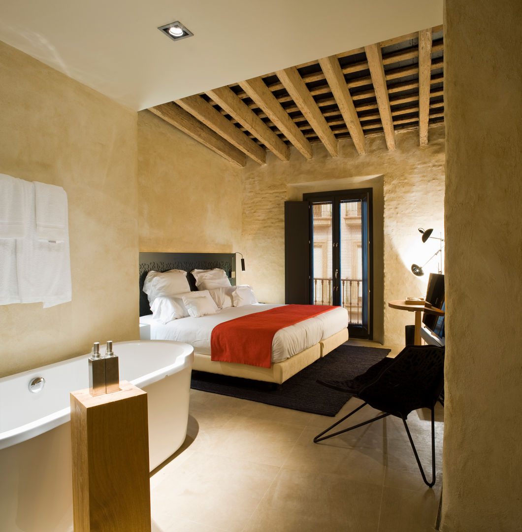 Hotel EME in Seville, Spain, Donaire Arquitectos Donaire Arquitectos Ausgefallene Schlafzimmer