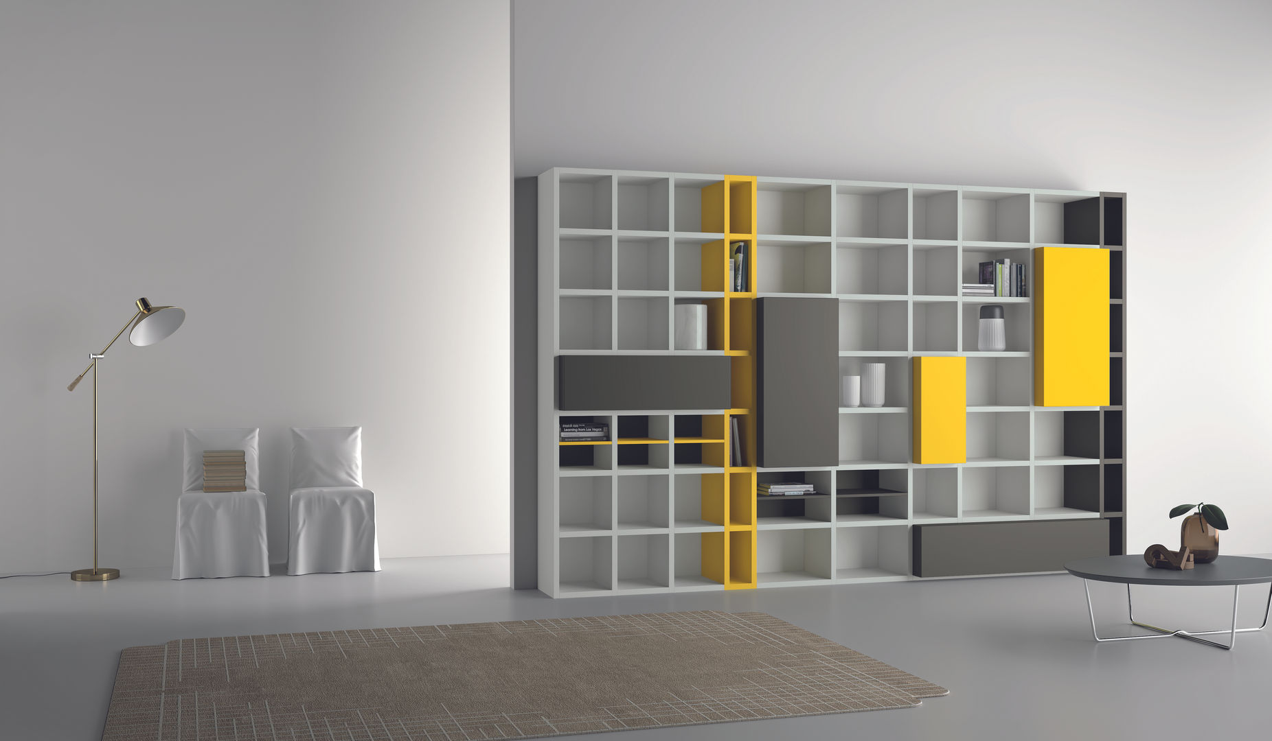 Industrial design - Dall'Agnese - Zona giorno Speed , IMAGO DESIGN IMAGO DESIGN Livings de estilo minimalista Estanterías