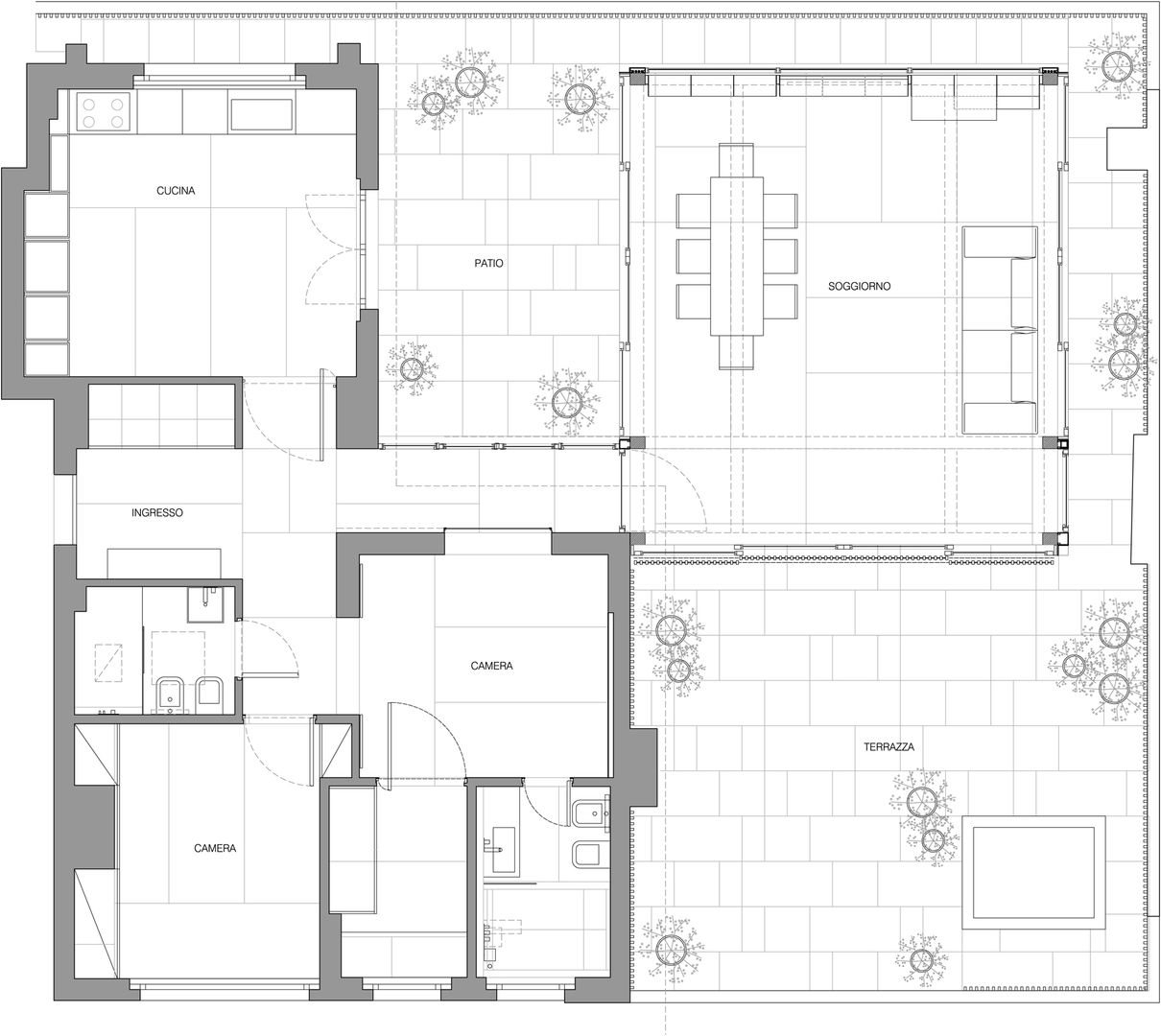 casa t, Piano B Architetti Associati Piano B Architetti Associati منازل