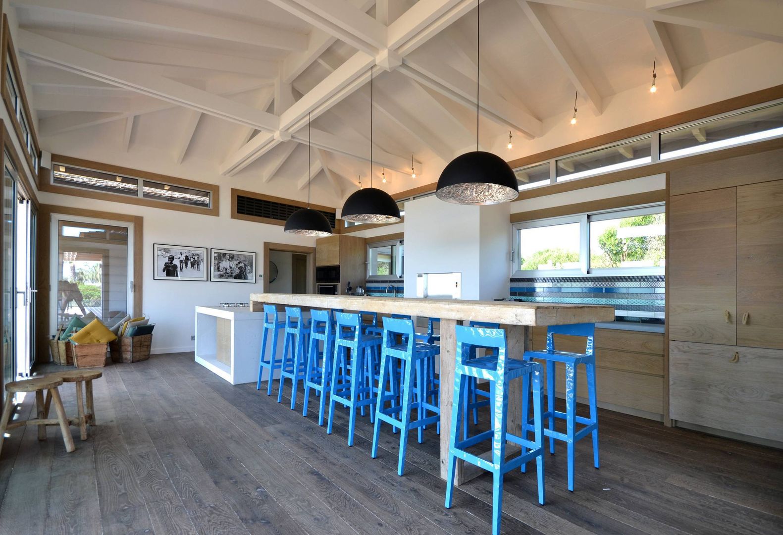 Kitchen in concrete - Spérone's Golf, South Corse Concrete LCDA Cocinas modernas Encimeras