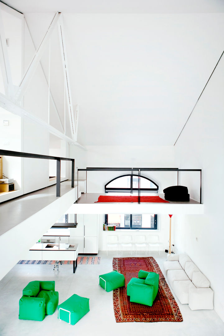 4 amici | 4 lofts, roberto murgia architetto roberto murgia architetto 인더스트리얼 거실