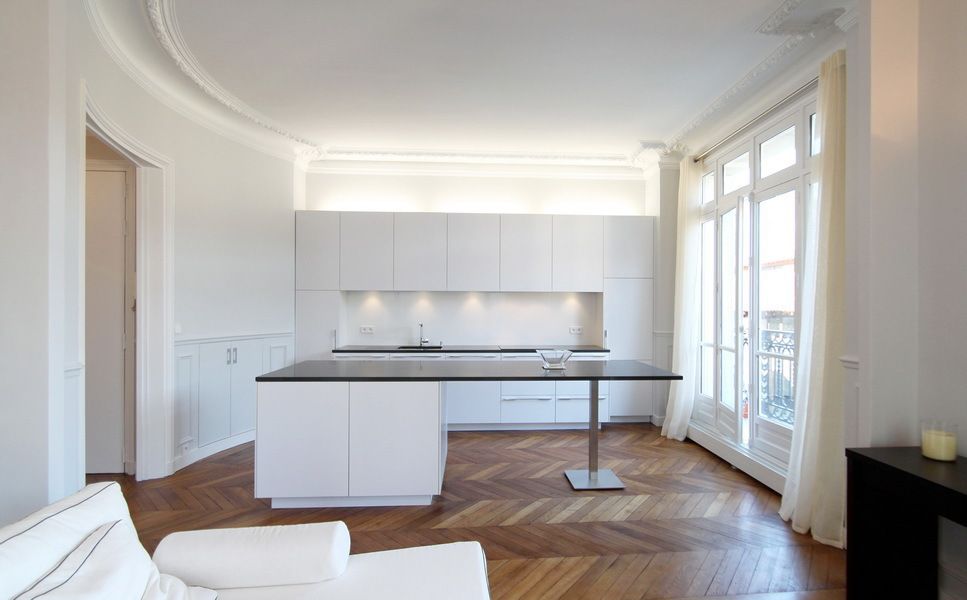 Appartement Saint Germain des Pres, FELD Architecture FELD Architecture مطبخ