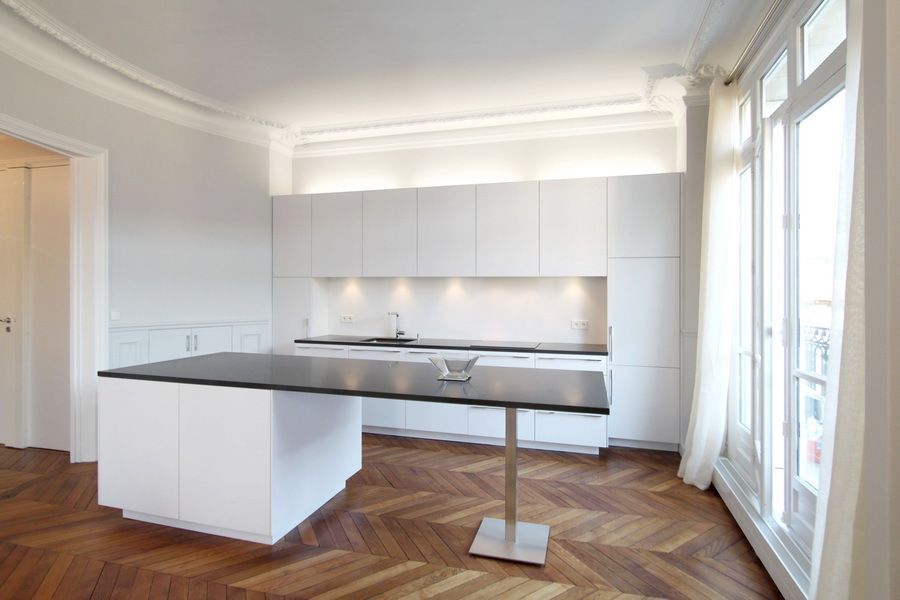 Appartement Saint Germain des Pres, FELD Architecture FELD Architecture Cocinas de estilo moderno