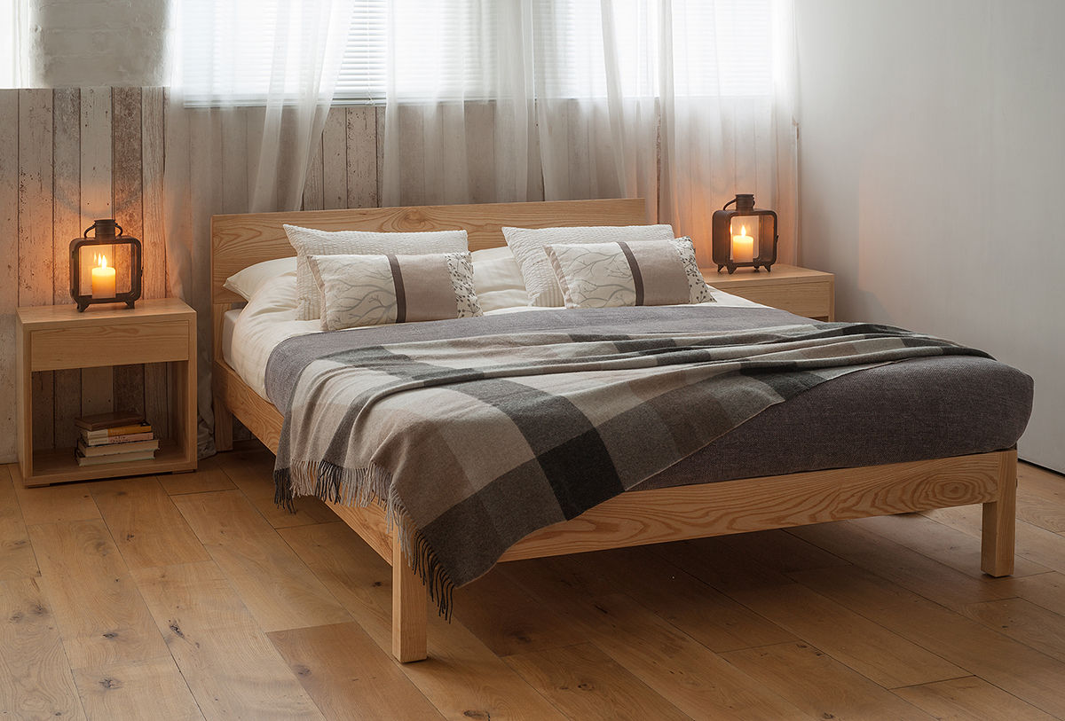 Sahara Bed, Natural Bed Company Natural Bed Company Kamar tidur: Ide desain interior, inspirasi & gambar Beds & headboards