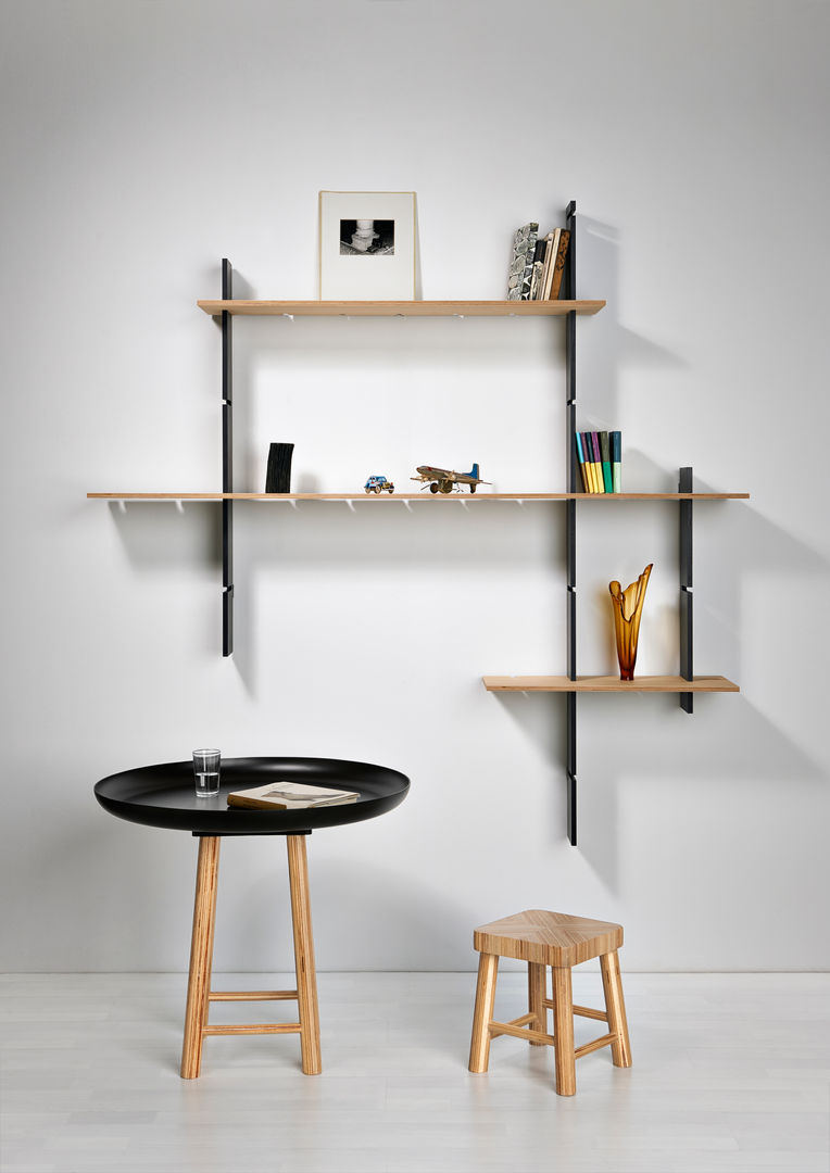 Colección PHI 60, Delica Delica Scandinavian style living room Shelves