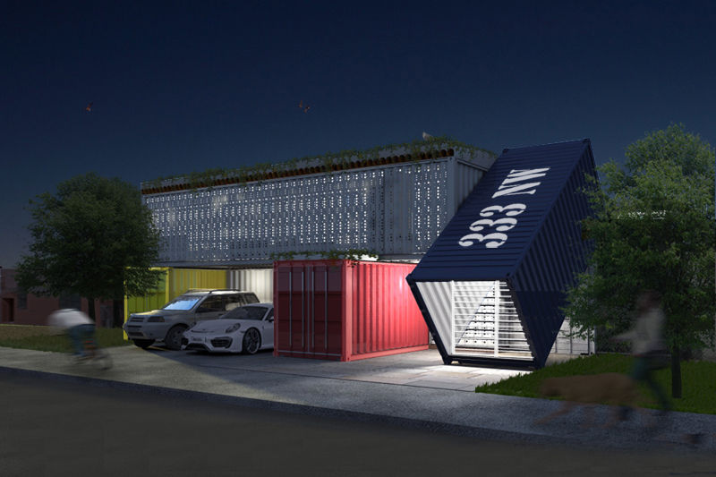 CONTAINER HOUSE, GRUPPOFONARCHITETTI GRUPPOFONARCHITETTI Maisons industrielles