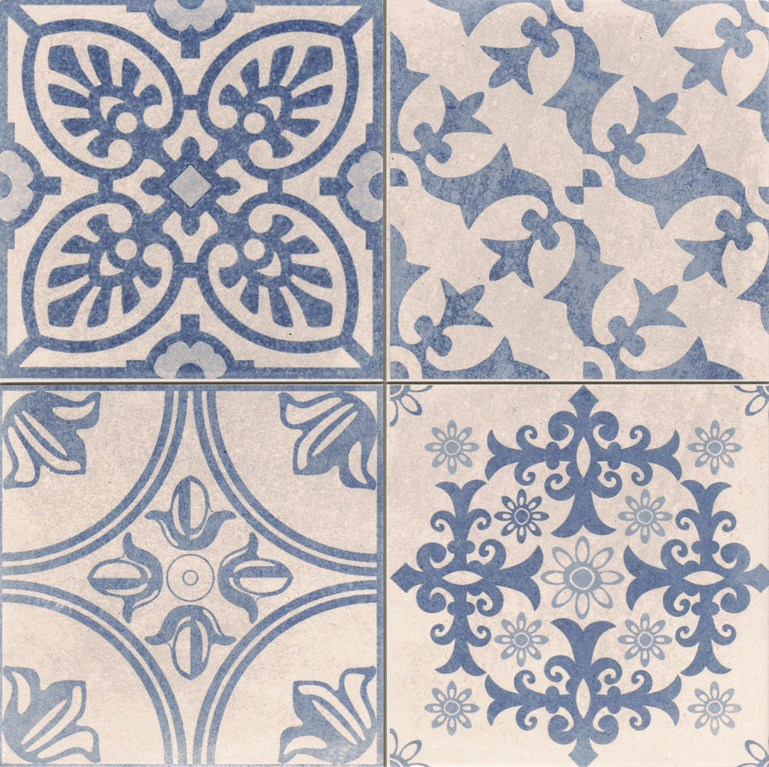 Skyros wall and floor tiles homify Tường & sàn phong cách đồng quê Tiles
