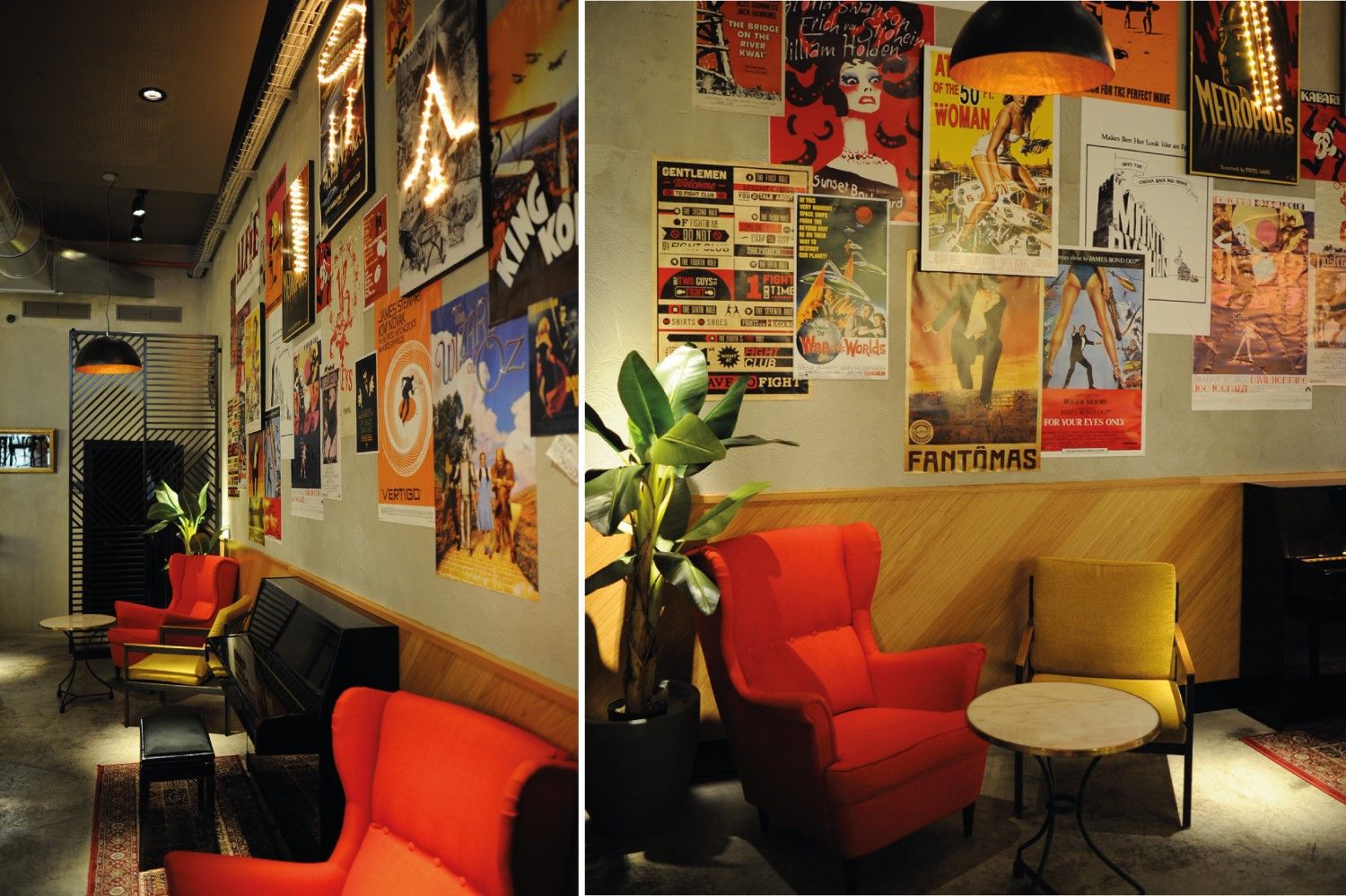 Interiorismo de Café/Coctelería inspirado en el París Nouveau y lo mejor del jazz Neoyorquino. , LabMatic Estudio LabMatic Estudio 인더스트리얼 와인 저장고