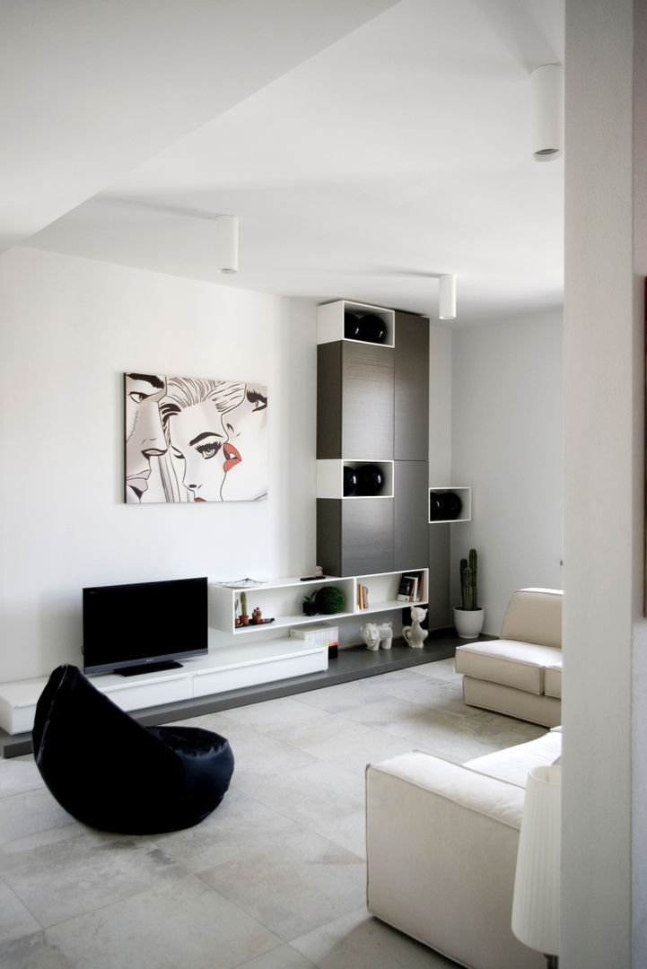 casa MS_SM, msplus architettura msplus architettura Modern living room