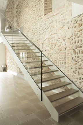 Residenza estiva, archiplanstudio archiplanstudio Corridor, hallway & stairs