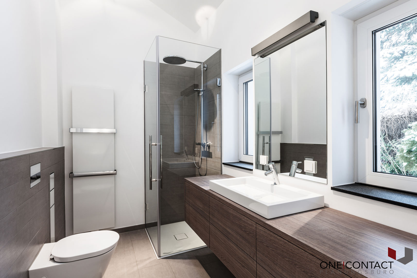 OASE IN DER STADT, ONE!CONTACT - Planungsbüro GmbH ONE!CONTACT - Planungsbüro GmbH Modern bathroom