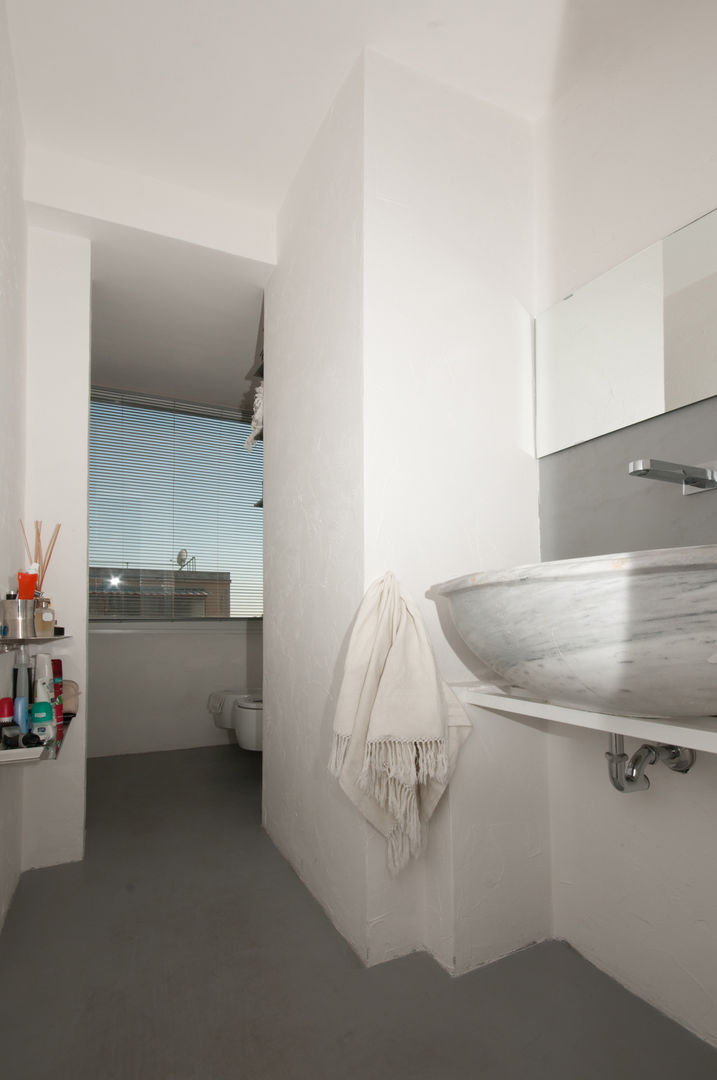 Ristrutturazione di un appartamento in Roma – 70 mq, Fabiola Ferrarello Fabiola Ferrarello حمام