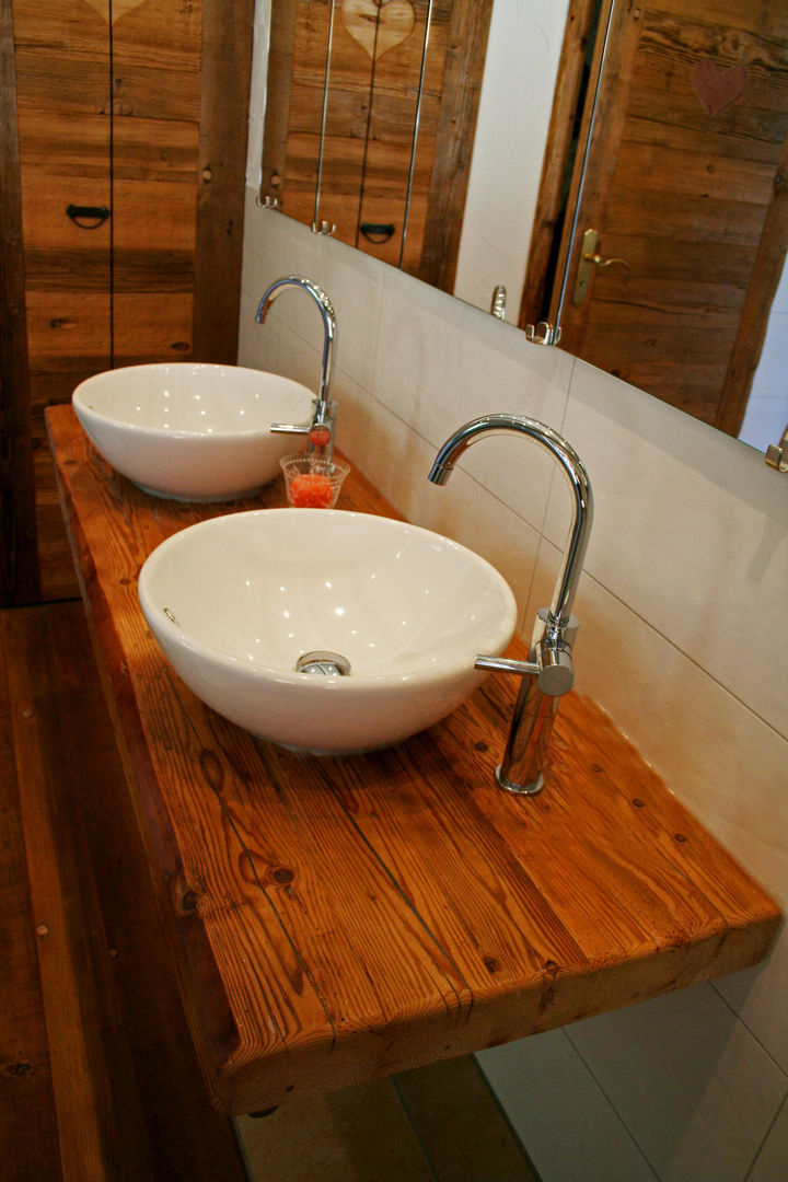 Badezimmergestaltung , woodesign Christoph Weißer woodesign Christoph Weißer Casas de banho modernas