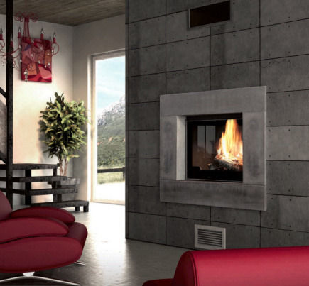 Cheminées contemporaines et modernes - Seguin Duteriez, GROUPE SEGUIN DUTERIEZ GROUPE SEGUIN DUTERIEZ Modern living room Fireplaces & accessories