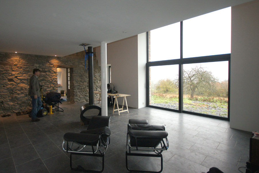 LANDHUIS HENUMONT - BELGISCHE ARDENNEN, D. M. Alferink architect D. M. Alferink architect Living room