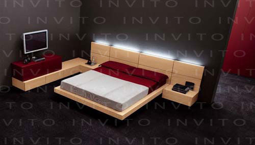 Recámaras INVITO, INVITO INVITO Minimalist bedroom Beds & headboards