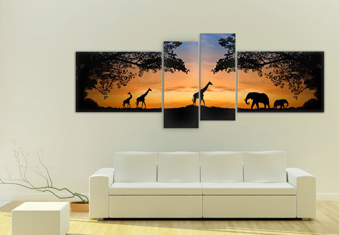 Afrika-Feeling, K&L Wall Art K&L Wall Art Dinding & Lantai Gaya Eklektik Pictures & frames