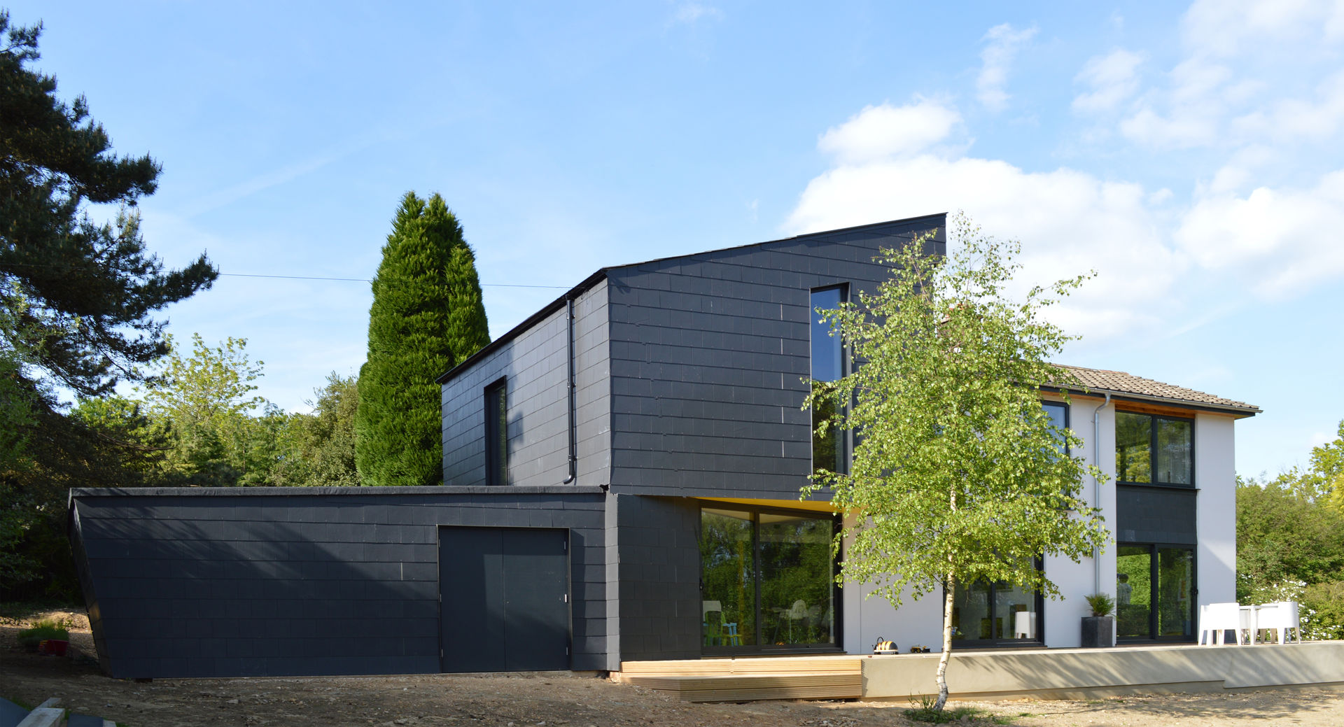 Transforming a 1960s Detached Property, Haslemere, Surrey, ArchitectureLIVE ArchitectureLIVE Casas modernas: Ideas, diseños y decoración