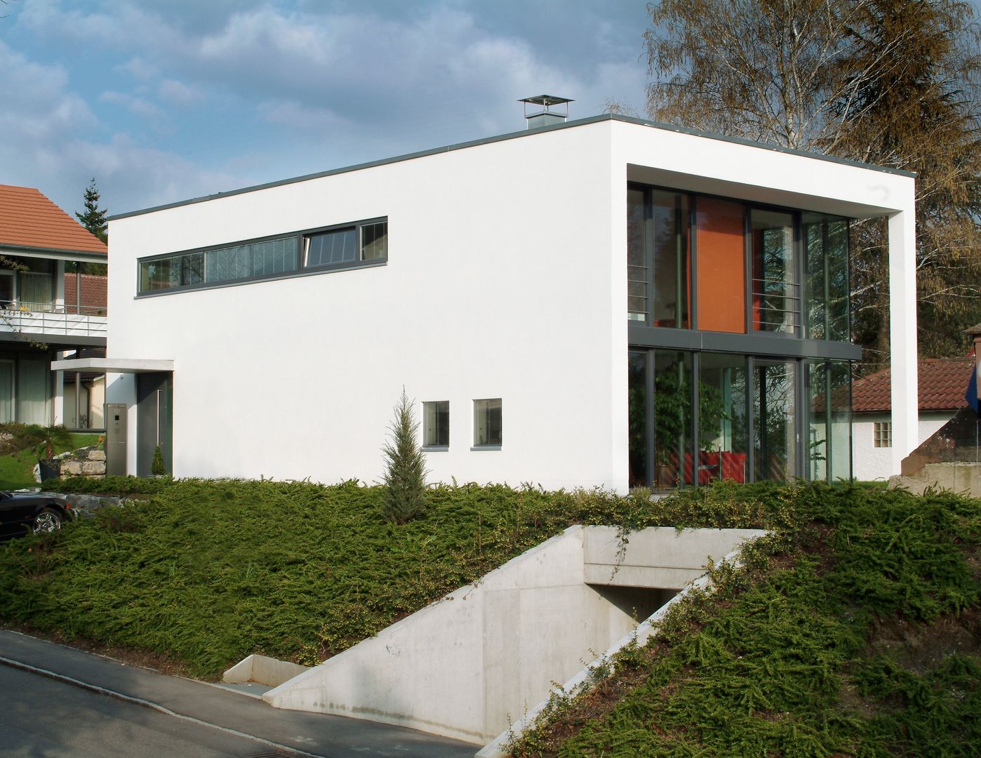 Haus Lenz in Überlingen, A r c h i t e k t i n Kelbing A r c h i t e k t i n Kelbing Casas modernas
