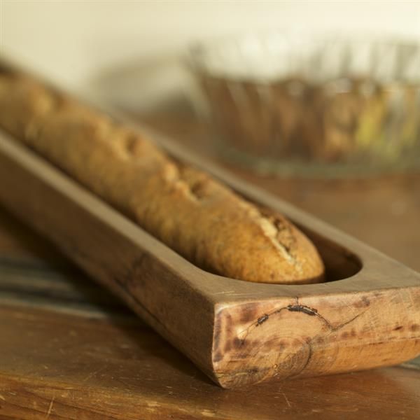 Mango wood baguette tray homify Cozinhas ecléticas Talheres, louça e copos