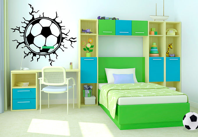 Fußball - Fieber, K&L Wall Art K&L Wall Art Dormitorios infantiles modernos Accesorios y decoración