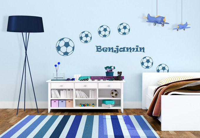 Fußball - Fieber, K&L Wall Art K&L Wall Art Dormitorios infantiles modernos Accesorios y decoración